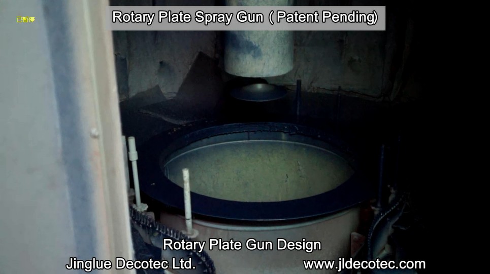 Rotary Spray Gun for Bottle Spray Coating