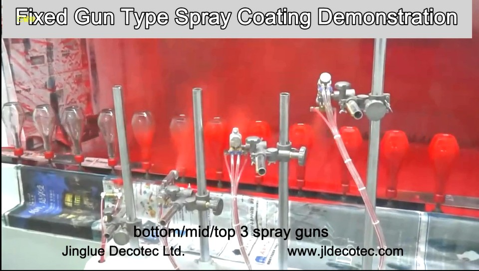 Automatic Glass Bottle Spray Coating Line