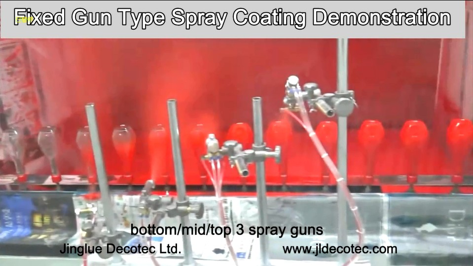 Automatic Glass Bottle Spray Painting Line