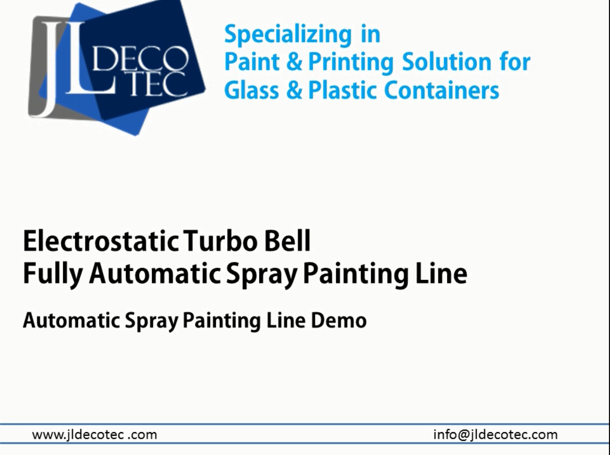 Electrostatic Turbo Bell Spray Painting System